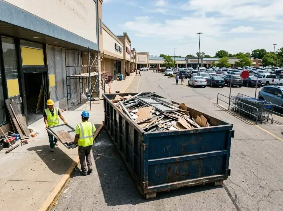 retail-store-renovation-debris-003 — frequently asked questions, Roll-off Dumpster Rentals in Oakville, MO